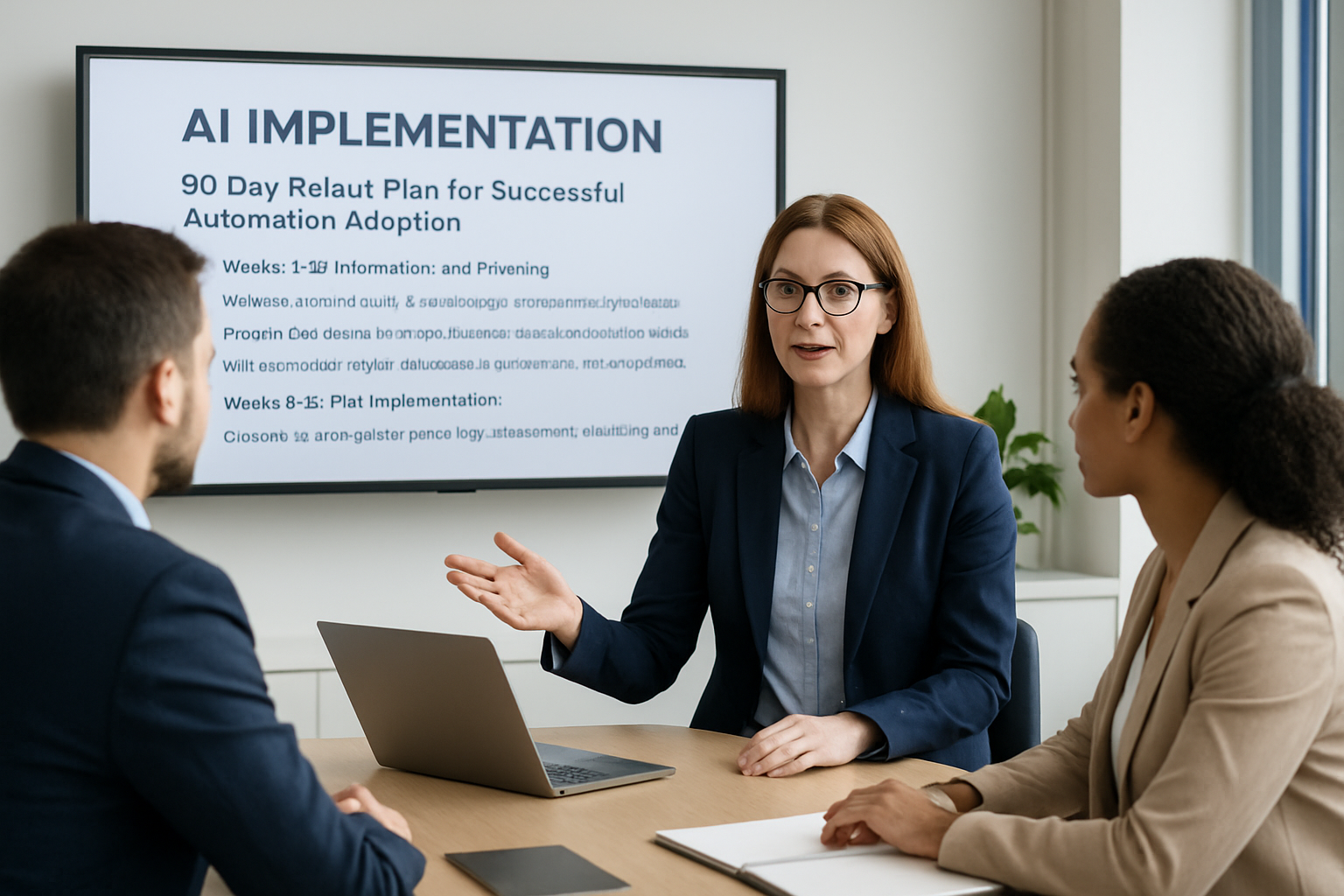 90-Day Rollout Plan for Successful Automation Adoption visual