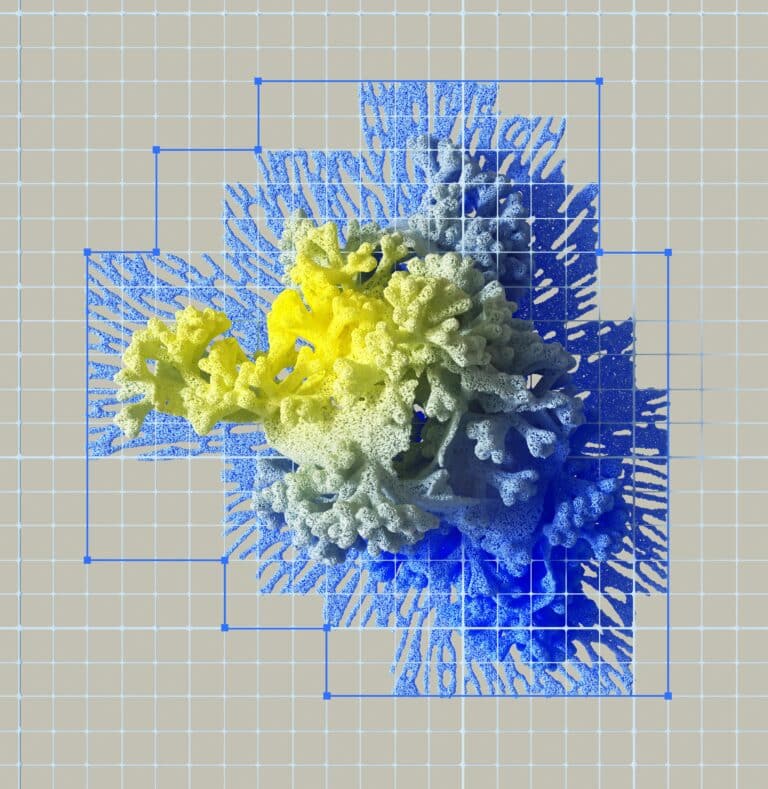 Abstract visualization of AI algorithms optimizing pressure washing services, demonstrating precision and efficiency.